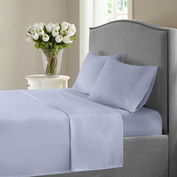 Extra Deep Wall 1200 TC 1 PC Fitted Sheet Egyptian Cotton All Size Grey Solid 